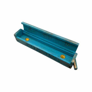 Blue Coffin Box Incense Burner