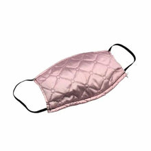 Load image into Gallery viewer, Diamond Quilt Satin + Lace Protective Mask
