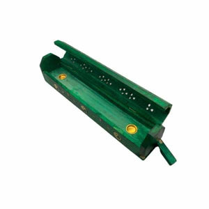 Green Coffin Box Incense Burner