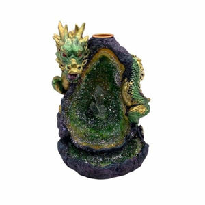 Green Dragon Crystal Backflow Burner