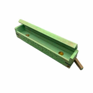 Light Green Coffin Box Incense Burner